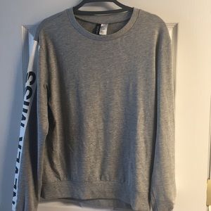 Never Miss A Chance Grey long sleeve